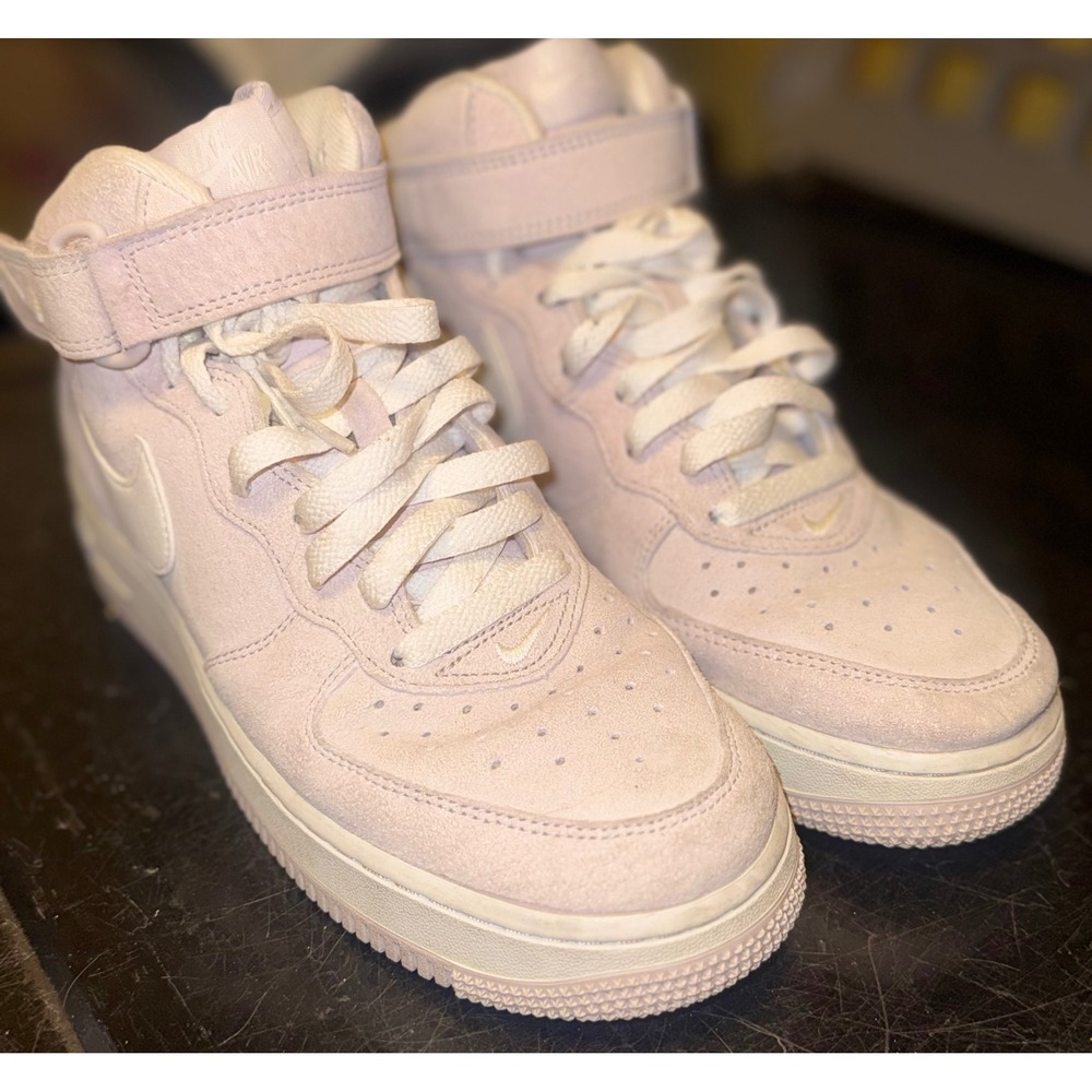 Nike Air Force 1 Mid QS Venice Pink Suede DM0107-500 Men's 7.5 Women's 9